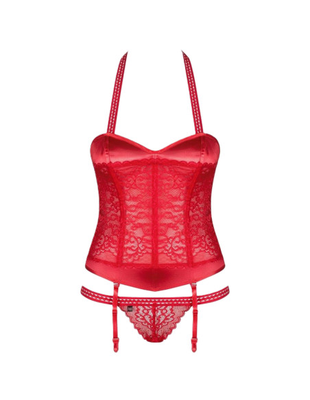 Montse Pedrosa | Corset y Tanga Flameria Limited Colour Edition de Obsessive L/XL color Unico