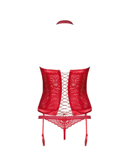 Montse Pedrosa | Corset y Tanga Flameria Limited Colour Edition de Obsessive L/XL color Unico