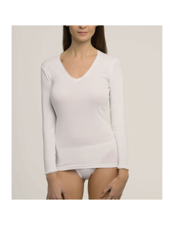Montse Pedrosa | Camiseta P01BT 1BT 0048 de Playtex - Princesa color Blanco 2