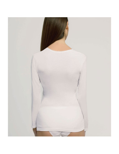 Montse Pedrosa | Camiseta P01BT 1BT 0048 de Playtex - Princesa color Blanco