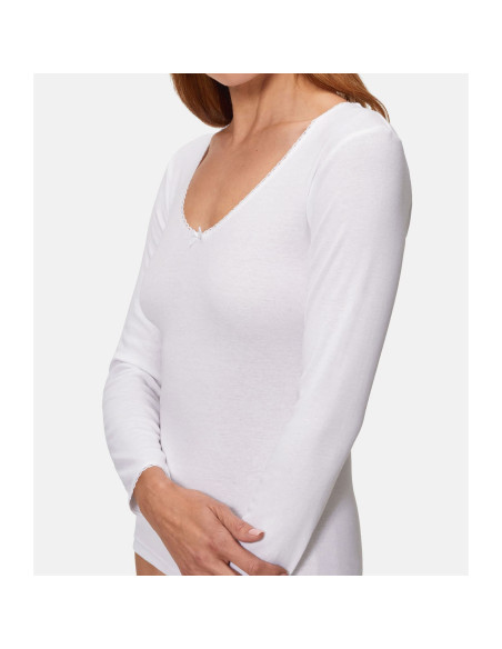 Montse Pedrosa | Camiseta P01BT 1BT 0048 de Playtex - Princesa color Blanco