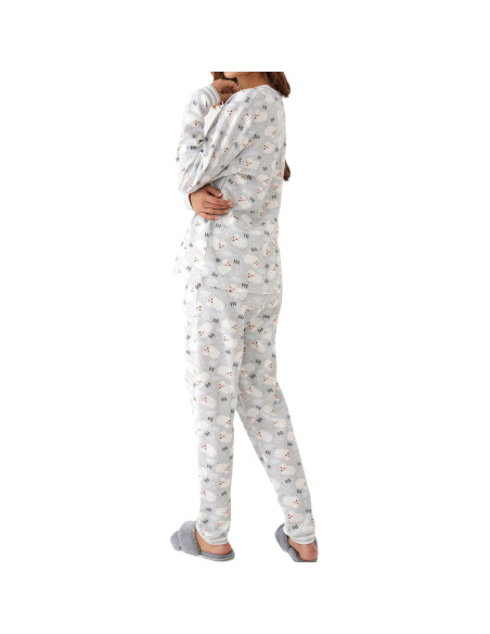 Montse Pedrosa | Pijama 3 Piezas N20003 de Promise color Unico
