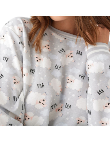 Montse Pedrosa | Pijama 3 Piezas N20003 de Promise color Unico