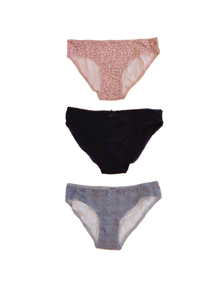 Montse Pedrosa | Pack 3 Braguitas Bikini PB1011 de Promise color Unico