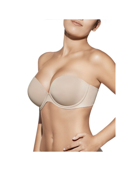 Montse Pedrosa | Sujetador Tania B Push Up de Selene color Tierra