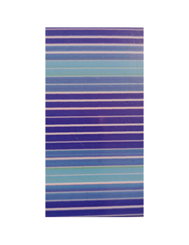 Montse Pedrosa | Toalla Multirayas Azul 85 x 160 cm