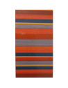 Montse Pedrosa | Toalla Multirayas Naranja 85 x 160 cm