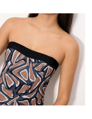 Montse Pedrosa | Bañador Reductor Bandeau 83313 de Ysabel Mora