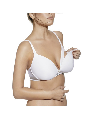 Montse Pedrosa | Sujetador Alba C Sin Aros de Selene color Blanco