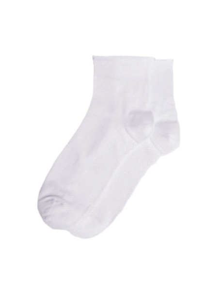 Montse Pedrosa | Calcetín Unisex Sin Puño Transpirable 12733 de Ysabel Mora color Blanco