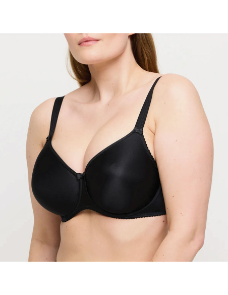 Montse Pedrosa | Sujetador Satin 0161330 Light Tan de PrimaDonna color Negro