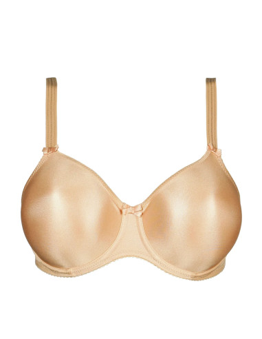 Montse Pedrosa | Sujetador Satin 0161330 Light Tan de PrimaDonna color Cognac