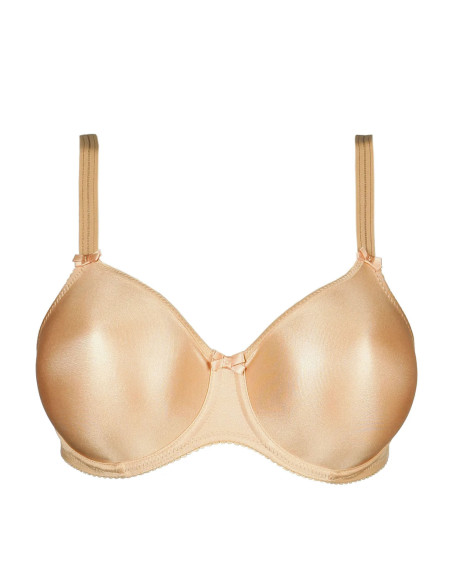 Montse Pedrosa | Sujetador Satin 0161330 Light Tan de PrimaDonna color Cognac