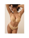 Montse Pedrosa | Sujetador Satin 0161330 Light Tan de PrimaDonna color Cognac