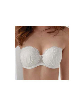 Montse Pedrosa | Sujetador Christelle Sin Tirantes y Push-Up 30526 de Selmark color Marfil 2