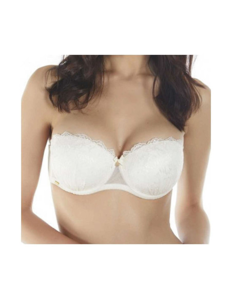 Montse Pedrosa | Sujetador Majonia Push Up 30726 de Selmark color Marfil