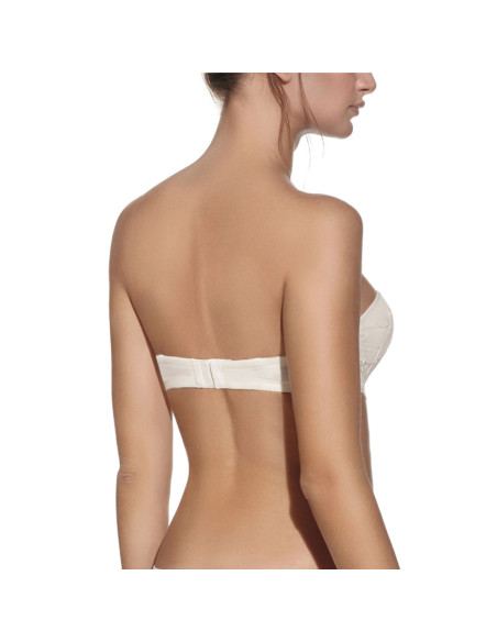 Montse Pedrosa | Conjunto 3 piezas Gala B Doble Push Up de Selene color Marfil