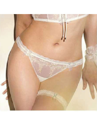 Montse Pedrosa | Tanga Valentina 1900 de Selmark color Marfil