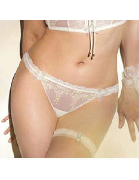 Montse Pedrosa | Tanga Valentina 1900 de Selmark color Marfil