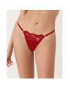 Montse Pedrosa | Tanga Hilo Renatta 61300 de Selmark color Rojo