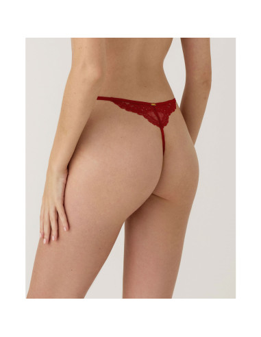 Montse Pedrosa | Tanga Hilo Renatta 61300 de Selmark color Rojo