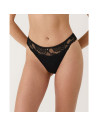 Montse Pedrosa | Tanga Renatta 61301 de Selmark color Negro