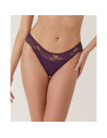 Montse Pedrosa | Tanga Renatta 61301 de Selmark color Berenjena