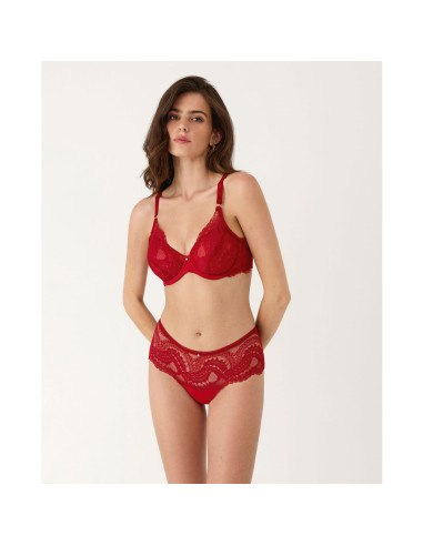 Montse Pedrosa | Culotte Renatta 61305 de Selmark color Rojo