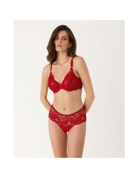 Montse Pedrosa | Culotte Renatta 61305 de Selmark color Rojo