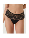 Montse Pedrosa | Tanga Culotte Renatta 61306 de Selmark color Negro