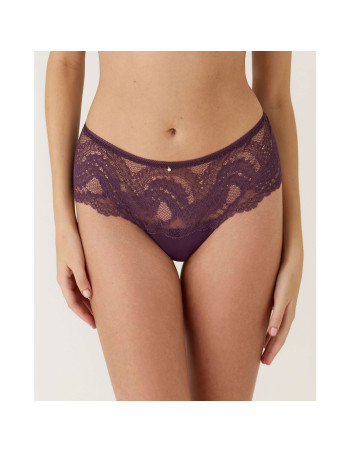 Montse Pedrosa | Tanga Culotte Renatta 61306 de Selmark color Berenjenao