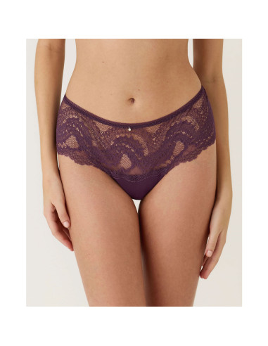 Montse Pedrosa | Tanga Culotte Renatta 61306 de Selmark color Berenjenao