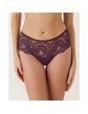 Montse Pedrosa | Tanga Culotte Renatta 61306 de Selmark color Berenjenao