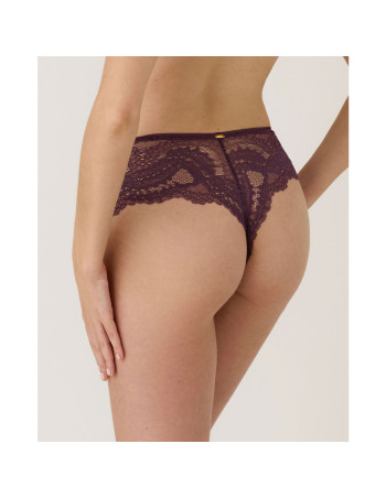 Montse Pedrosa | Tanga Culotte Renatta 61306 de Selmark color Berenjenao 2