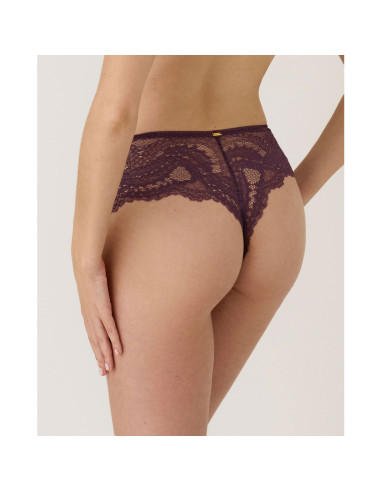 Montse Pedrosa | Tanga Culotte Renatta 61306 de Selmark color Berenjenao