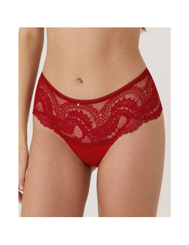 Montse Pedrosa | Tanga Culotte Renatta 61306 de Selmark color Rojo