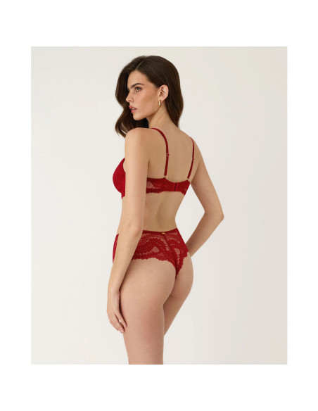 Montse Pedrosa | Tanga Culotte Renatta 61306 de Selmark color Rojo