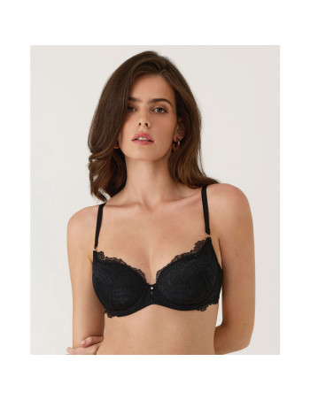 Montse Pedrosa | Sujetador Renatta 61317 de Selmark color Negro