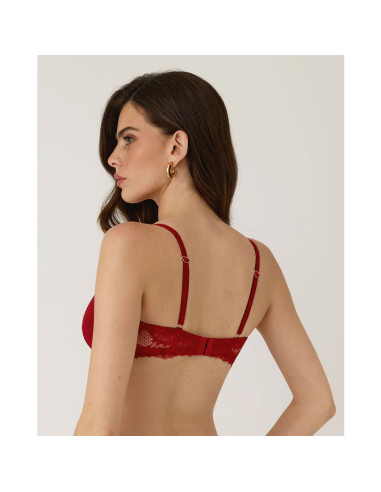 Montse Pedrosa | Sujetador Renatta 61317 de Selmark color Rojo