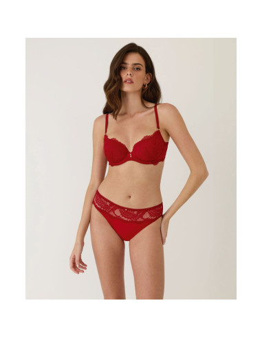 Montse Pedrosa | Sujetador Renatta 61317 de Selmark color Rojo
