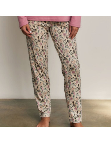 Montse Pedrosa | Pijama 3 Piezas N21863 de Promise color Rosa Vintage