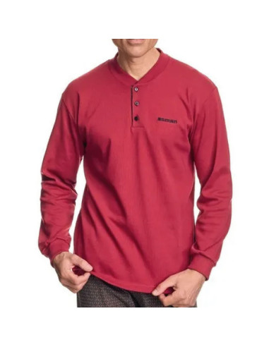 Montse Pedrosa | Pijama 7905 de Asman color Granate
