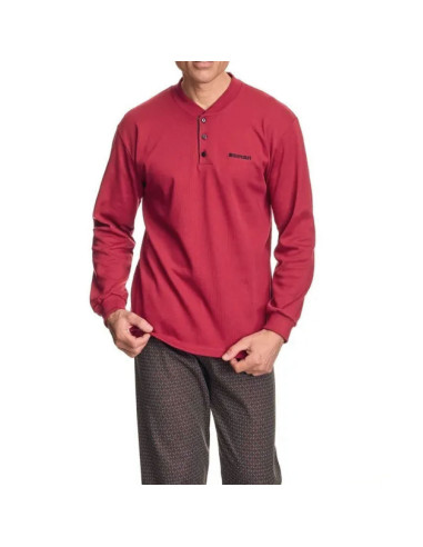 Montse Pedrosa | Pijama 7905 de Asman color Granate