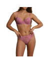 Montse Pedrosa | Conjunto Sujetador Push Up y Brasileña Z15200 de Promise color Orquídea