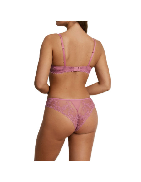 Montse Pedrosa | Conjunto Sujetador Push Up y Brasileña Z15200 de Promise color Orquídea