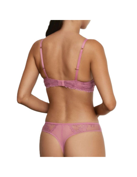 Montse Pedrosa | Conjunto Sujetador Sin Aros y Tanga Z15210 de Promise color Orquídea