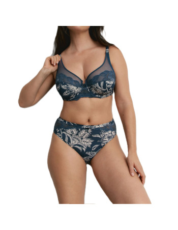 Montse Pedrosa | Conjunto Sujetador y Braga Z15270 de Promise color Marino