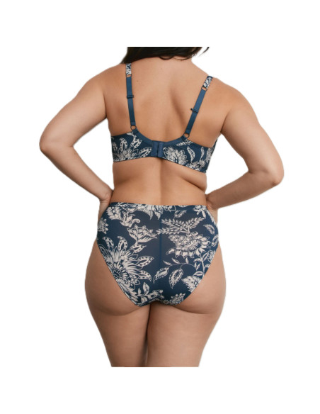 Montse Pedrosa | Conjunto Sujetador y Braga Z15270 de Promise color Marino