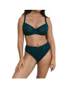 Montse Pedrosa | Conjunto Sujetador y Bikini Alto Z15390 de Promise color Verde Esmeralda
