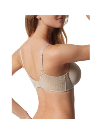 Montse Pedrosa | Sujetador Fabiola C-D "Spacer" de Selene color Tierra 2